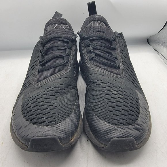 Nike Air Max 270 Mens 8 Triple Black Sneaker Shoes Casual Outdoors AH8050-005 - Picture 2 of 14